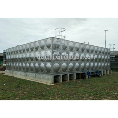 calidad  Water Storage 100000 Liters Welding Stainless Steel Drinking Water Storage Tank SS 304 Food Grade 316 Large Cold Sectional Water Tank fábrica
