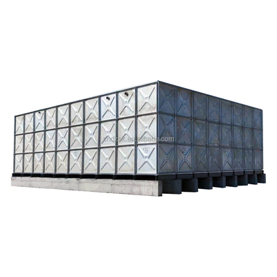 Modular Water Storage Panel Galvanized Steel Industrial Water Tank 100 200 Cubic Meters